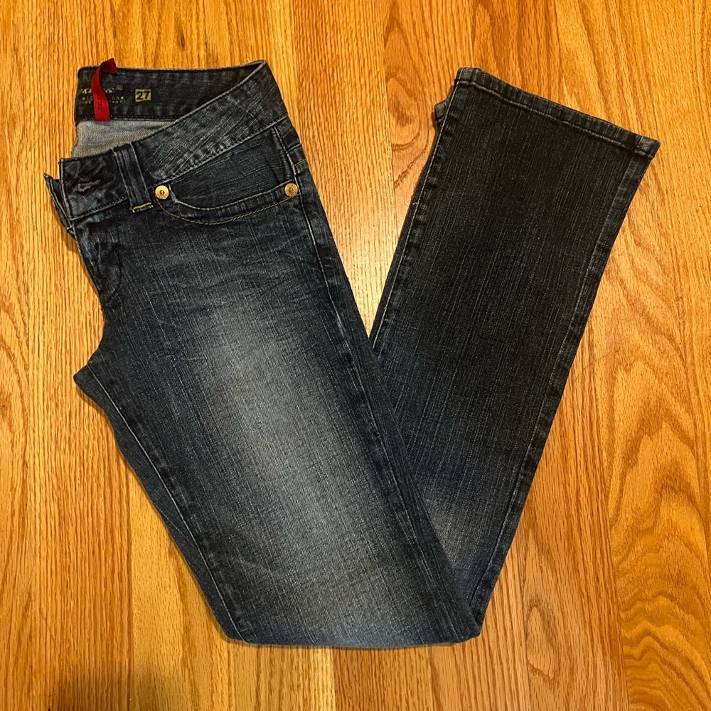 GUESS Women's Dark Wash Boot Cut Jeans